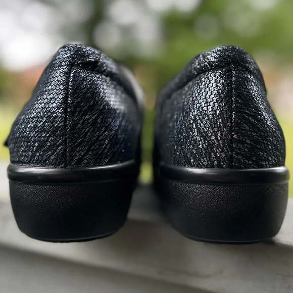 ALEGRIA PG Lite Lauryn Blue Metallic Leather Comfort Clogs Women's 41 10.5/11 - Picture 4 of 15